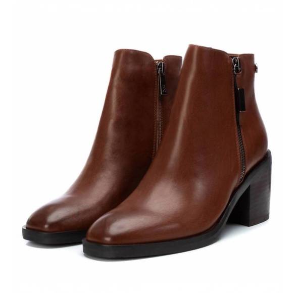 NEW XTI women's dress booties in brown - Picture 4 of 4